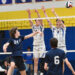 Valley View’s Antonio Farina and Jagger Roe try to block...