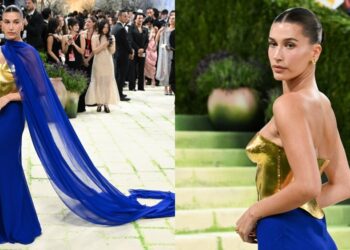 Hailey Bieber Dresses in Saint Laurent for Met Gala 2026