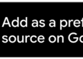 Add as a preferred source on Google