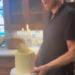The cake was lemon and elderflower, just like their wedding cake (Instagram/@meghan)