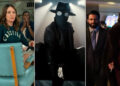 "Spider-Noir" (center) and new seasons of "The Four Seasons" (left) and "Deli Boys" (right) are just a few buzzy releases hitting streaming this month. <span class="copyright">Netflix/ Prime Video/ Hulu</span>