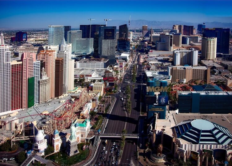 The Strip in Las Vegas, USA.