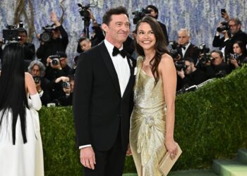 Hugh Jackman and Sutton Foster.