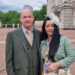 Andreea Salvage and her husband Richard Salvage at the Royal Garden Party