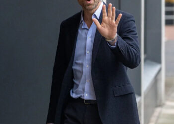 Prince William arrives at Centrepoint Offices in east London