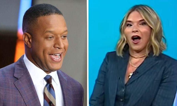 Jenna Bush Hager admitted Craig Melvin 'busted' her in giving away her 'Devil Wears Prada 2' cameo.MEGA/TODAY