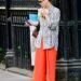 casual candid street style moment of a person outdoors