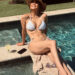Jennifer Lopez was pictured sunbathing poolsideCredit: jlo/Instagram