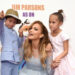 Jennifer Lopez, center, poses with twins Emme, right, and Max at the premiere of "Home" at Regency Village Theatre in Westwood, California, on March 22, 2015.
