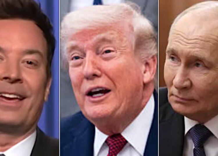 Jimmy Fallon Lands Big Joke On Small Talk Between Trump And Putin In Phone Call