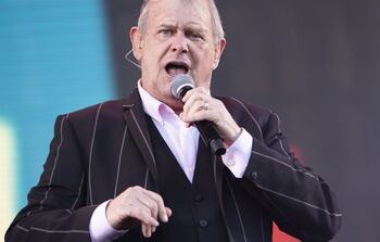 John Farnham performs on stage at Falls Festival on January 4, 2020 in Fremantle, Australia.