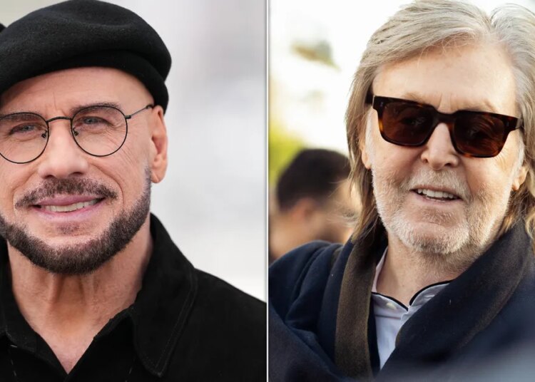 John Travolta Reveals He's Sung With Beatles Legends Paul McCartney And Ringo Starr