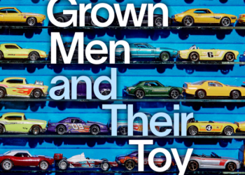 Magazine cover featuring toy cars.
