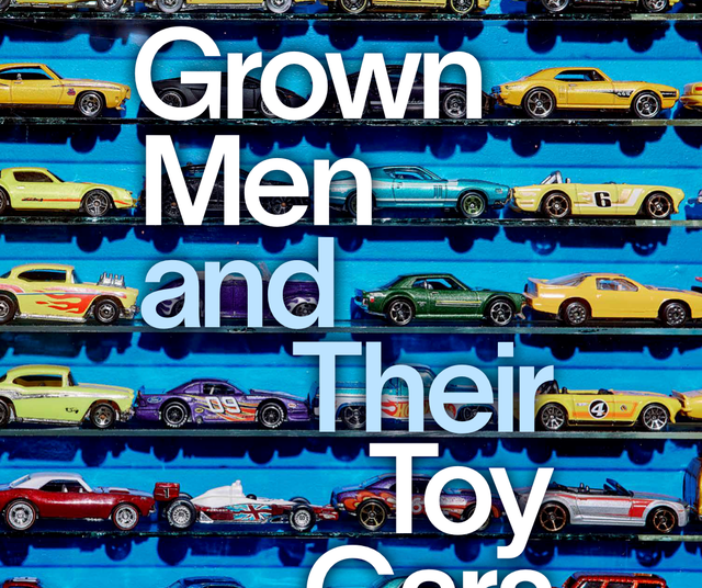 Magazine cover featuring toy cars.