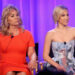 Julie Chrisley, left, and Savannah Chrisley speak onstage during the 2016 NBCUniversal Summer Press Day on April 1, 2016, in Westlake Village, California.