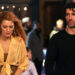 Blake Lively & Justin Baldoni stock image