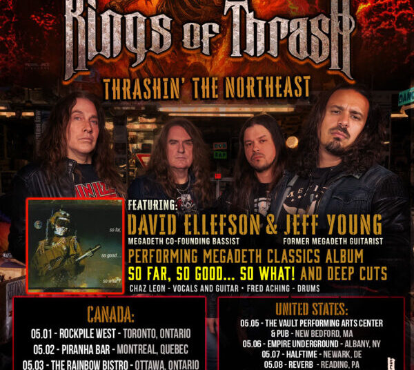 KINGS OF THRASH Release New Single & Music Video "Bullets Ready" Feat. Former EXODUS Vocalist STEVE “ZETRO” SOUZA