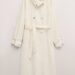 Funnel-neck trench coat