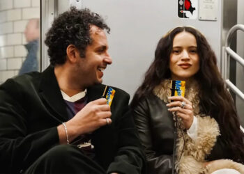 Kareem Rahma and Rosalía.Credit: @SubwayTakes/YouTube
