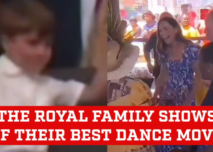 Kate Middleton dancing in a viral video that shows the royal family's best moves