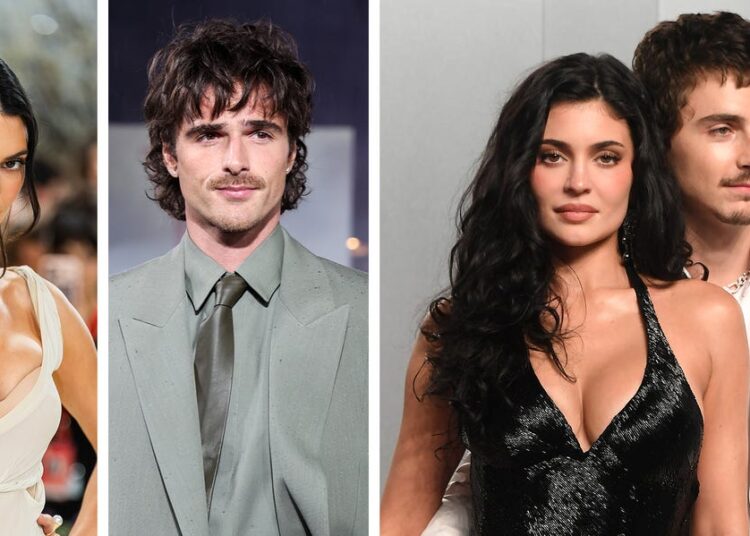 Kendall Jenner and Jacob Elordi Spark Dating Rumors on Outing With Kylie Jenner and Timothée Chalamet
