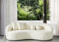 Wade Logan&reg; Annexie 89" Boucle Curved Round Arm Sofa &amp; Reviews | Wayfair