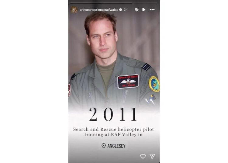 Kensington Palace Surprises Royal Fans with Super Striking Photo of 29-Year-Old Prince William in Uniform