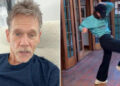 Kevin Bacon had his daughter, Sosie, imitate him getting stung by bees while hiking and posted the reenactment on social media. @kevinbacon/Instagram