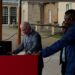 King Charles and Idris Elba share the DJ stage at royal garden party