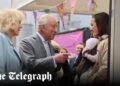King Charles dances with well-wishers in Belfast