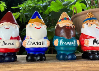 Gnomes at the Chelsea Flower Show.
