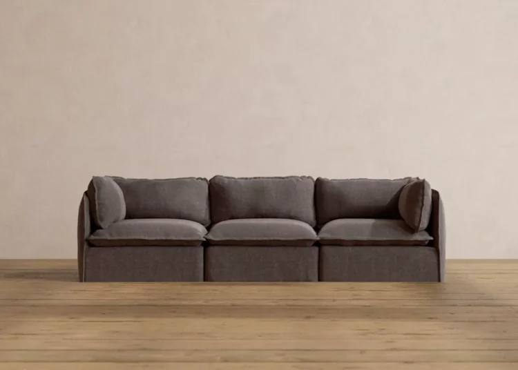 Anabei Modular Washable 3-Seater Sofa | Memorix Seat U0026 Contour Pillow