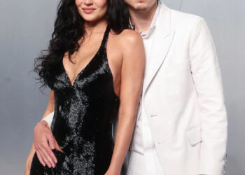 Kylie Jenner and Timothée Chalamet at the 2026 Vanity Fair Oscar Party held at the Los Angeles County Museum of Art on March 15, 2026 in Los Angeles, California.