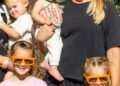 Kylie Kelce with her daughtersCredit: nglwithkylie/Instagram