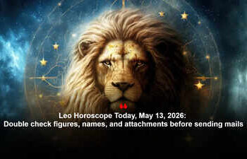 Leo Horoscope Today, May 13, 2026: Double check figures, names, and attachments before sending mails