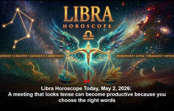 Libra Horoscope Today, May 2, 2026: A meeting that looks tense can become productive because you choose the right words