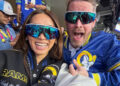 Brenda Song and Macaulay Culkin at a Los Angeles Rams gameCredit: Brenda Song/Instagram