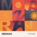 Mànran - To the Wind cover artwork. a mix of squares with the band name and various objects like suns.