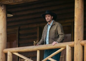 wolves at the door  cbs original series marshals, scheduled to air on sunday, may 24 800900 pm, etpt pictured luke grimes as kayce dutton photo fred hayescbs ©2025 cbs broadcasting, inc all rights reserved