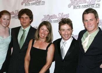 Martin Short wife Nancy Dolman and their kidsCredit: Bruce Glikas/FilmMagic