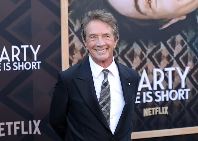 Martin Short attends the Los Angeles premiere of "Marty, Life Is Short" on May 6, 2026, in Los Angeles.