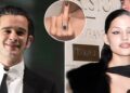 Promo Matty Healy Proposed to Fiancee Gabbriette Bechtel With a Custom Black Diamond Engagement Ring