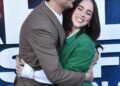 Billie Eilish and Nat Wolff at the premiere of Billie Eilish – Hit Me Hard and Soft: The Tour, in Los Angeles on May 6. Photo: AFP