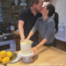 Meghan Markle and Prince Harry during their anniversary.