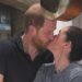 Meghan Markle squeaks and gives Prince Harry a smooch in new videos | Royal | News