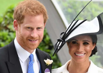Prince Harry and Meghan Markle attend Royal Ascot in 2018. By: James Whatling/MEGA