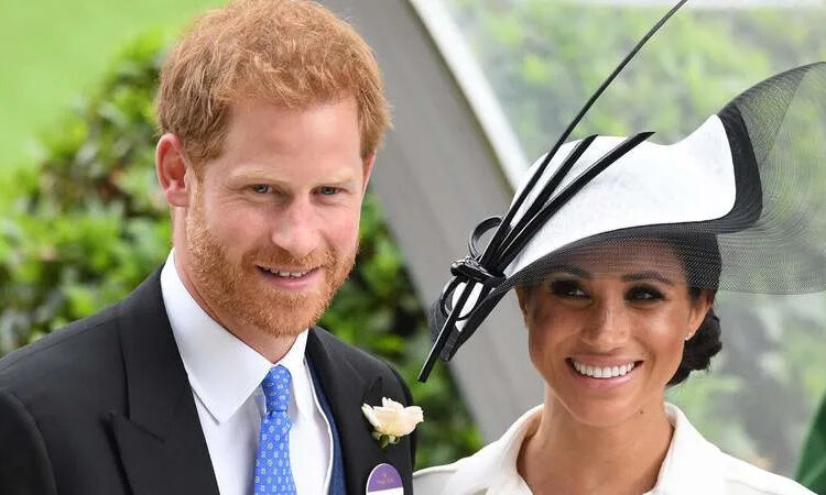 Prince Harry and Meghan Markle attend Royal Ascot in 2018. By: James Whatling/MEGA