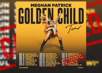 Meghan Patrick's cancelled Golden Child dates (Courtesy Meghan Patrick/King Publicity)