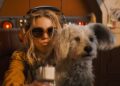 Milly Alcock with ‘Krypto’ in ‘Supergirl’ (AP)
