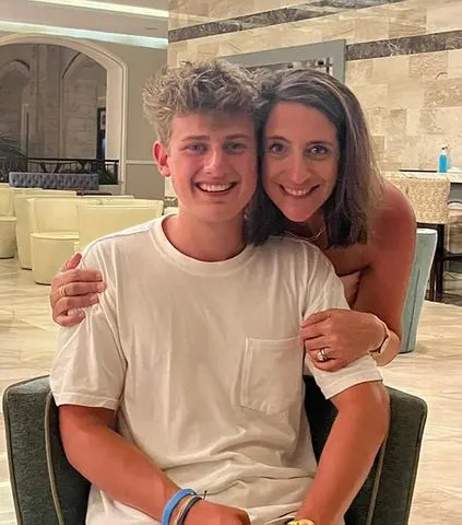 Traci Hafner (right) with her son.Credit: Courtesy Traci Hafner